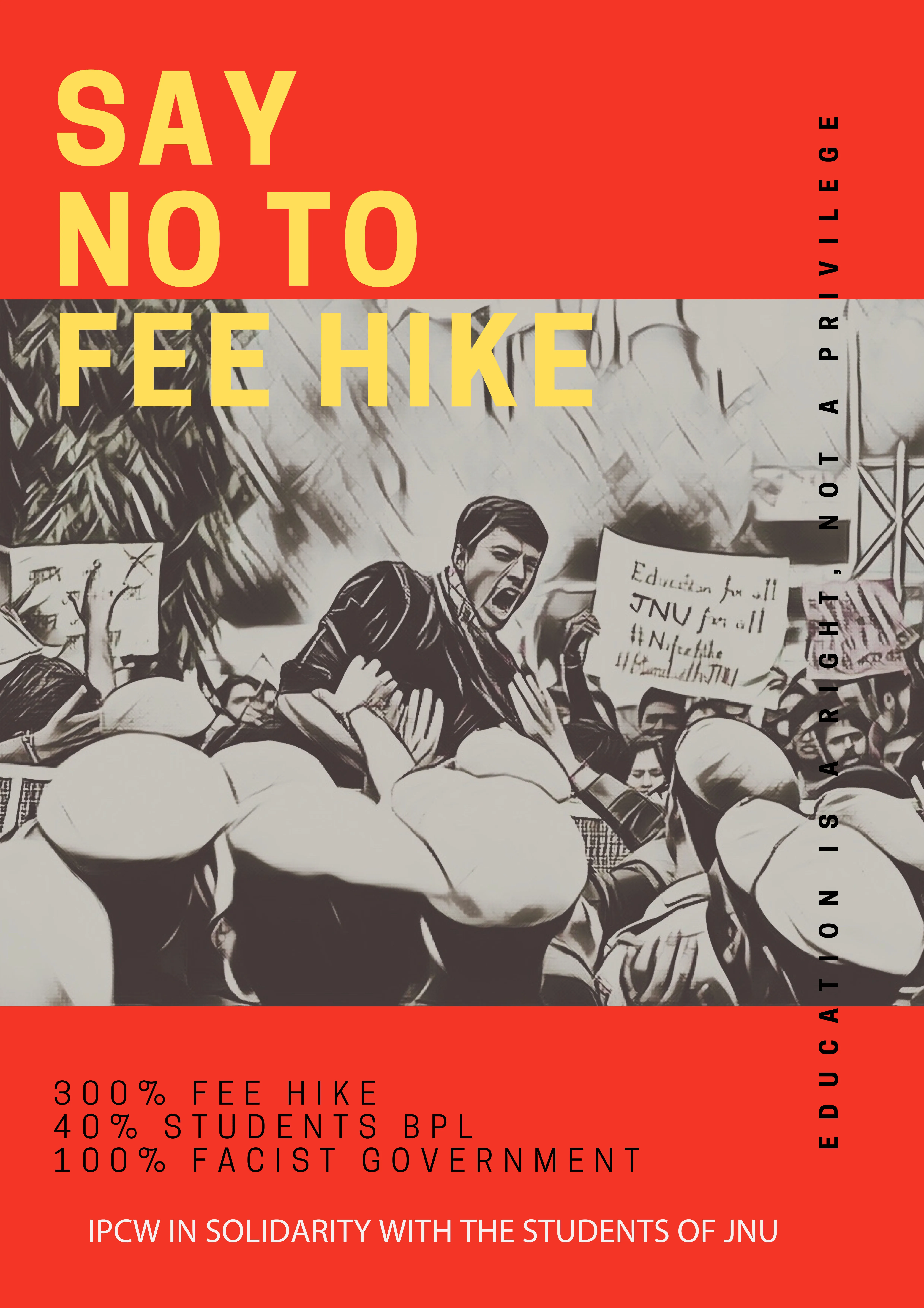 JNU Campaign Poster